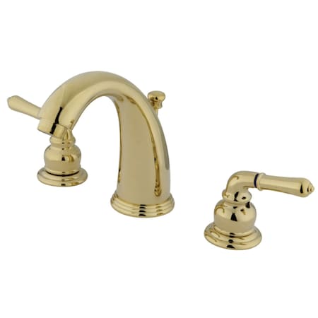 KB982 Widespread Bathroom Faucet, Polished Brass